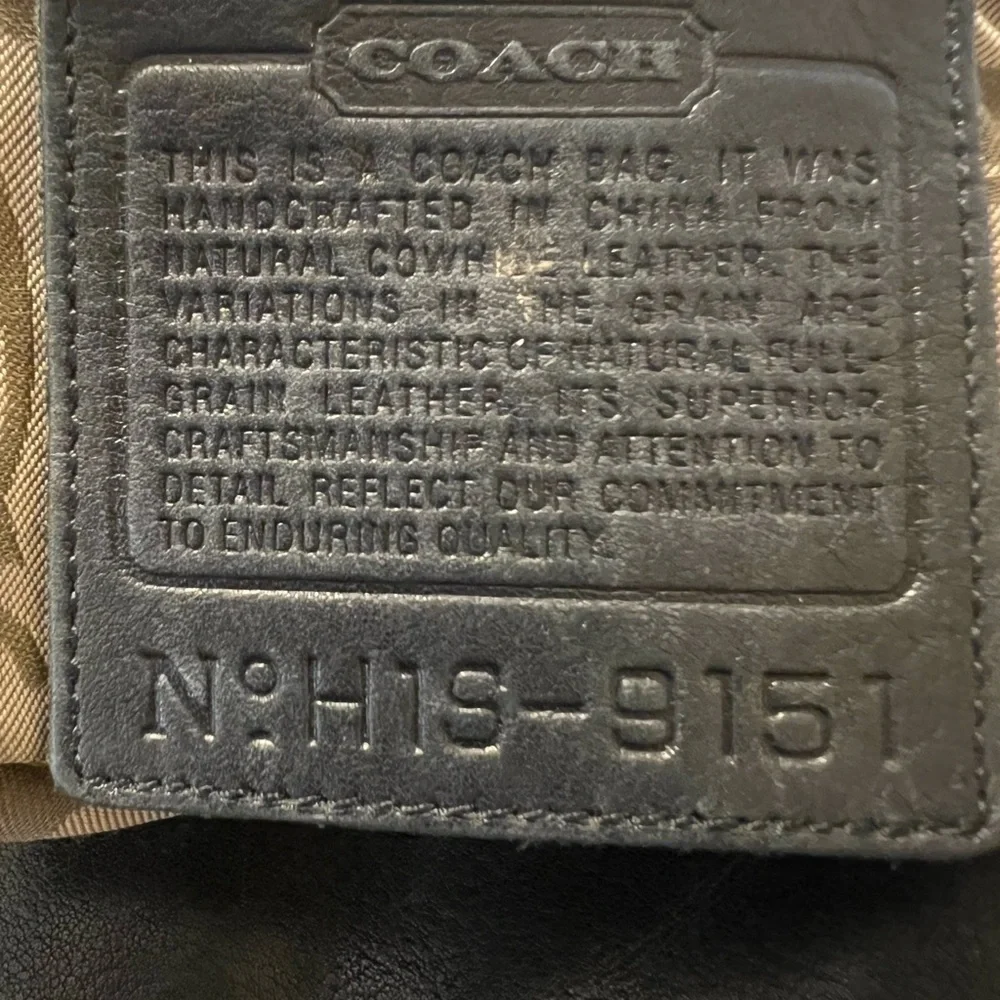 Vintage Coach Leather Bag - Picture 8 of 13